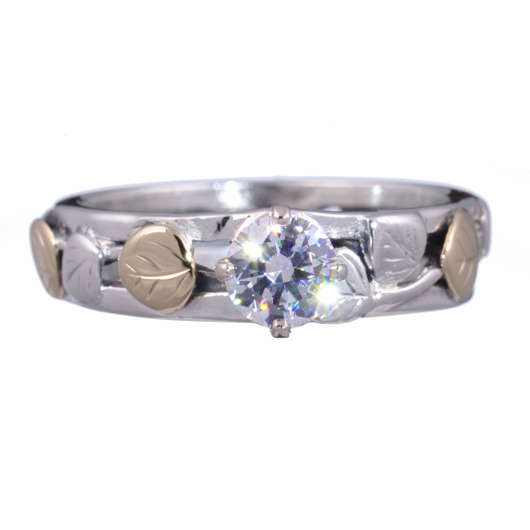 Open Aspen Ring with CZ