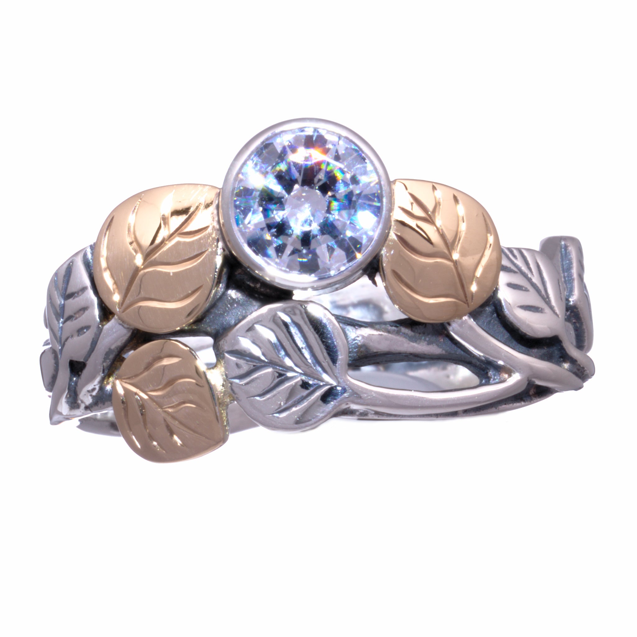 Light Aspen Ring with Birthstone - Image 4