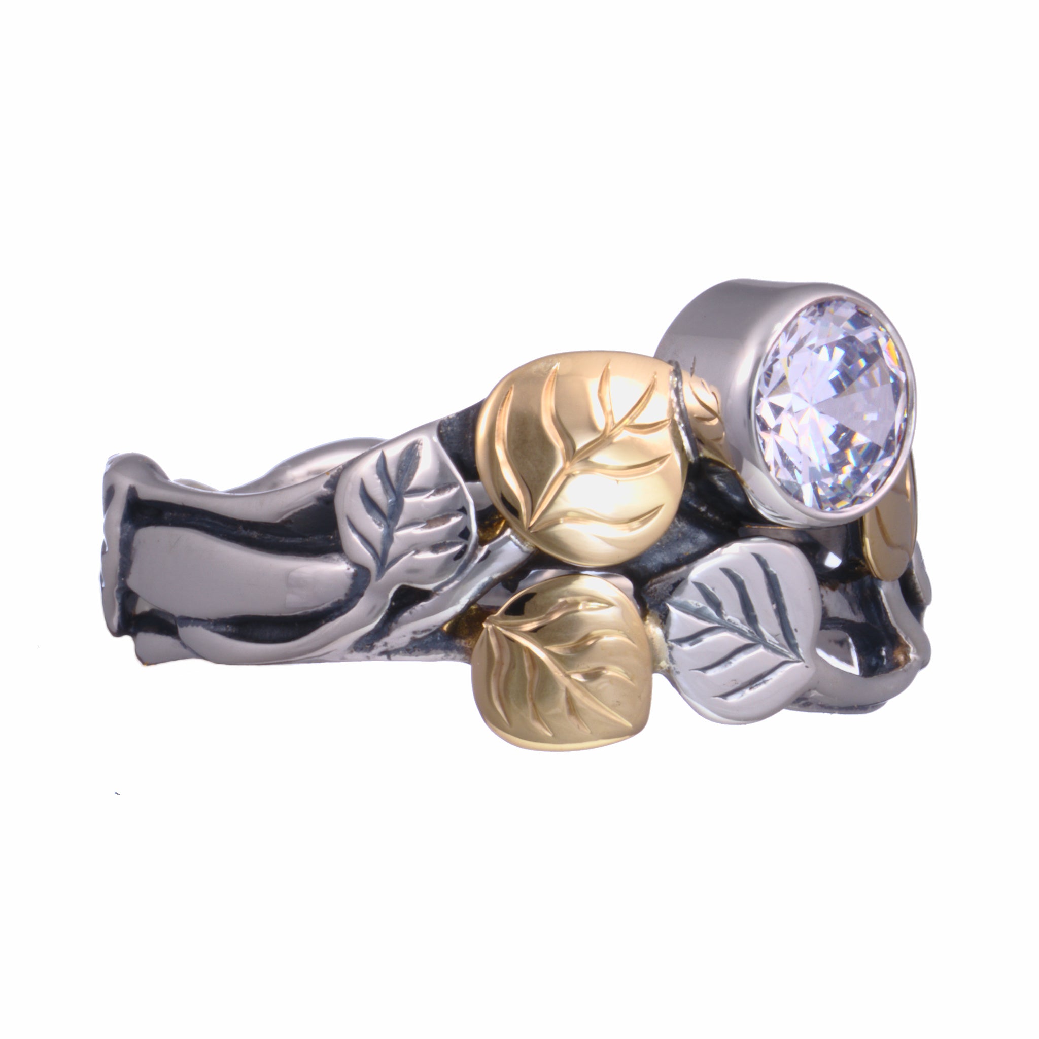Light Aspen Ring with Birthstone - Image 6