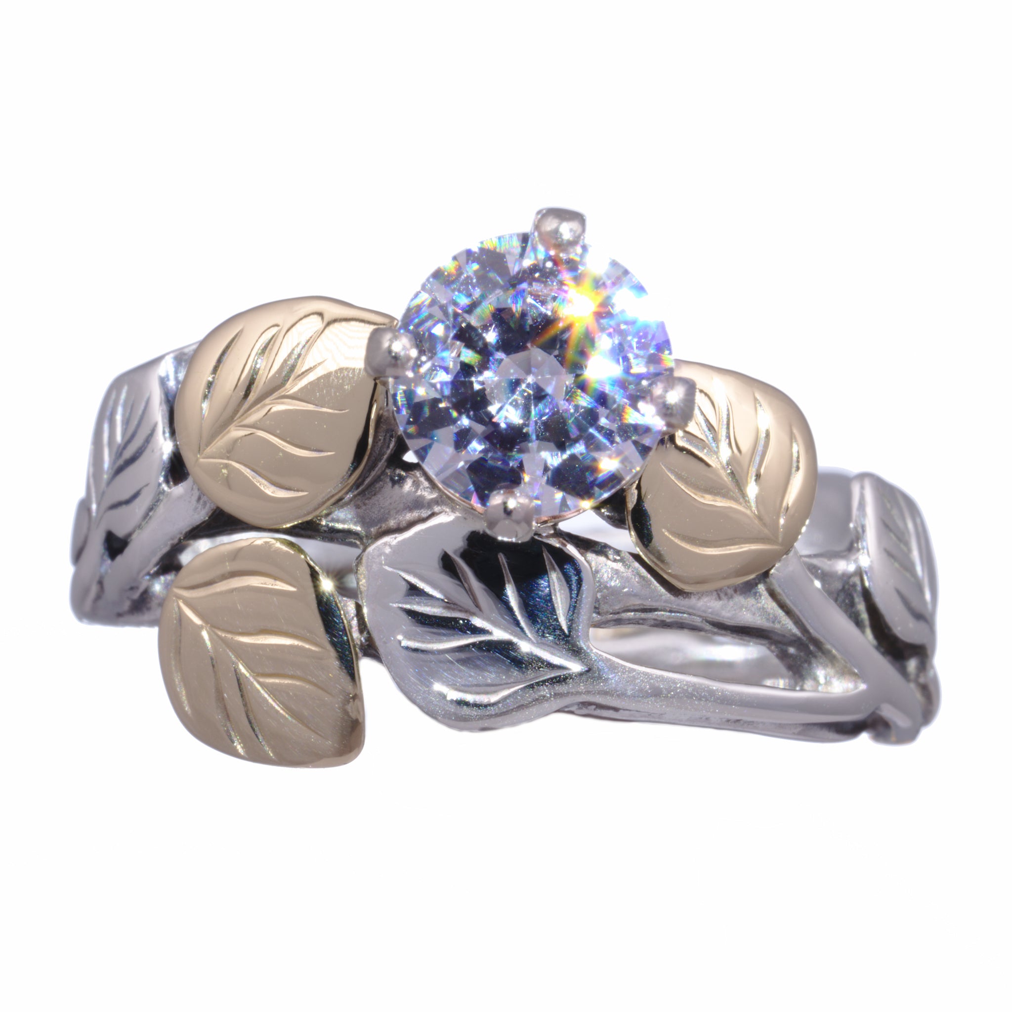 Light Aspen Ring with Birthstone - Image 3