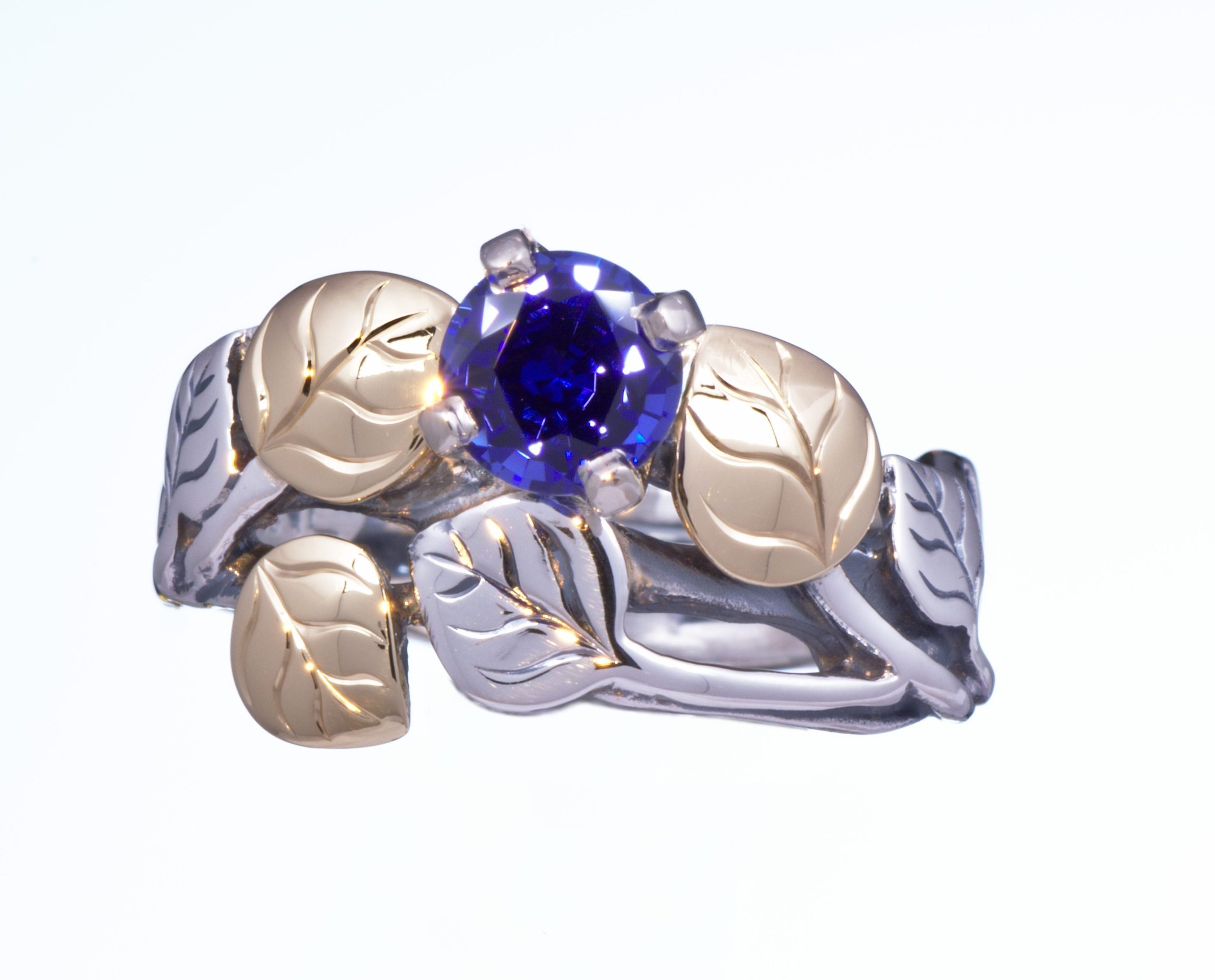 Light Aspen Ring with Birthstone