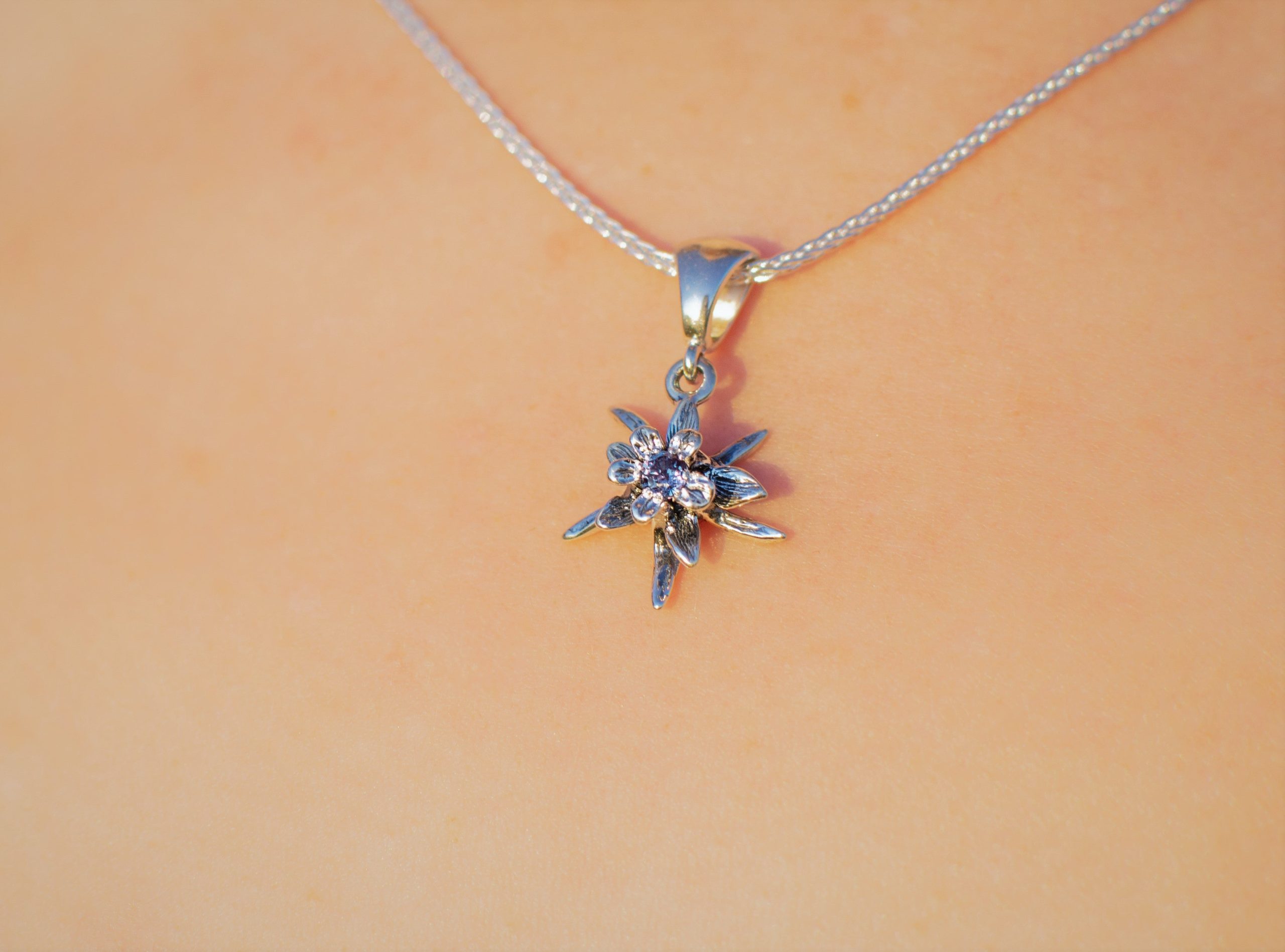 Columbine Birthstone Pendant - Image 2