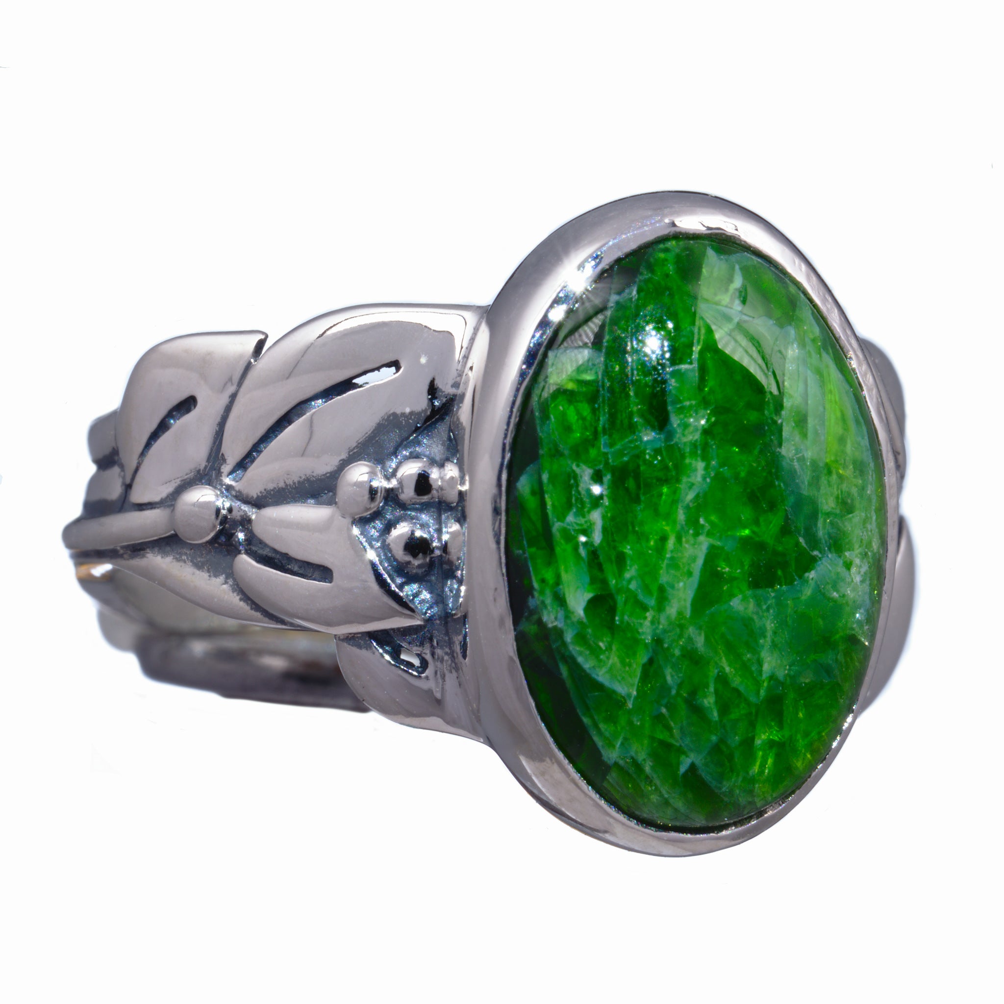 Floral Leaf Ring - Image 5