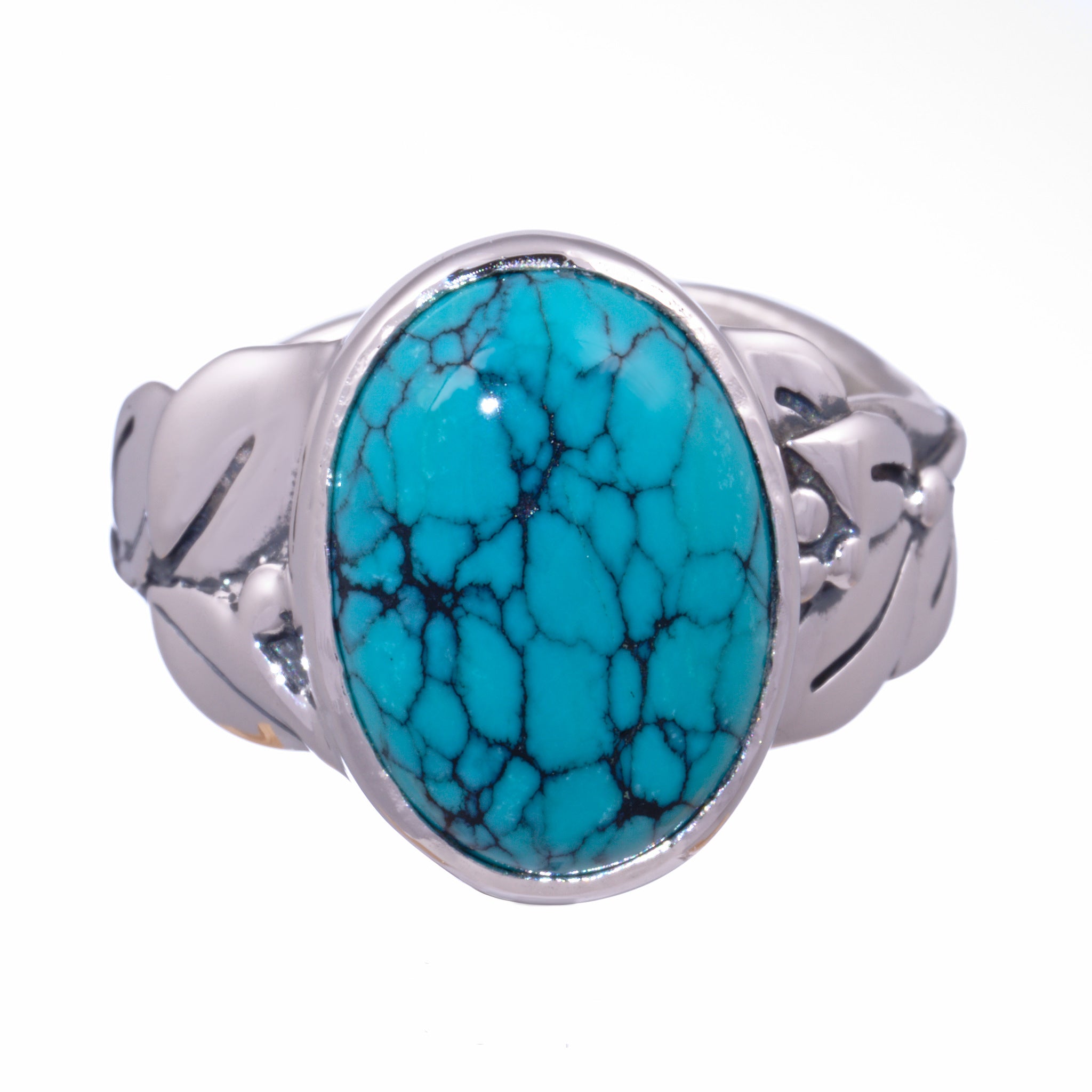 Floral Leaf Ring - Image 2