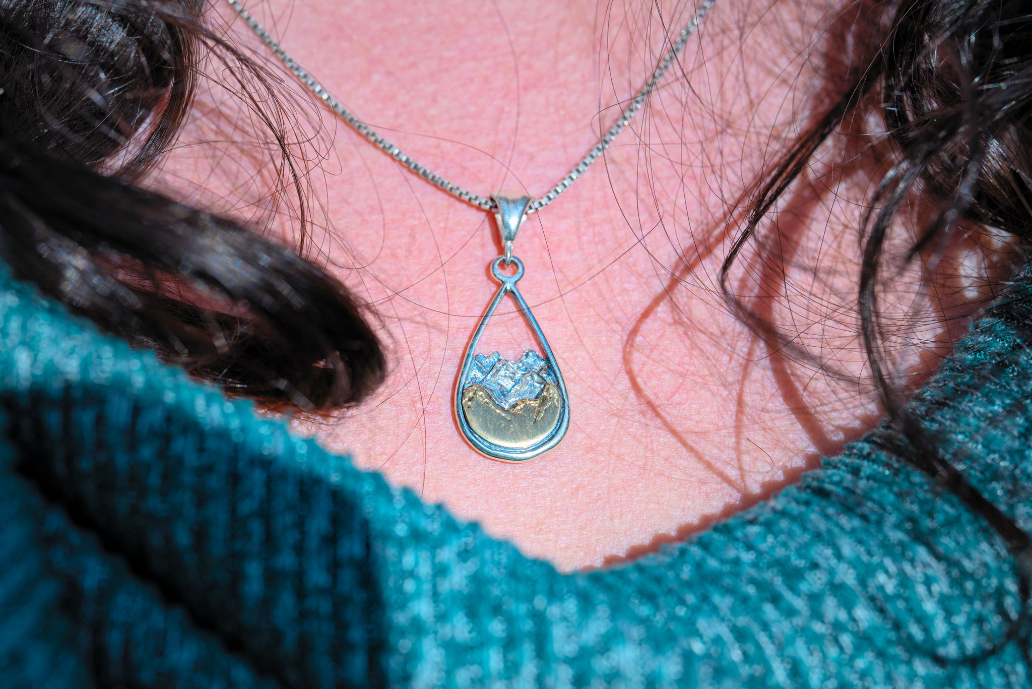 Teardrop Mountain Pendant - Image 2