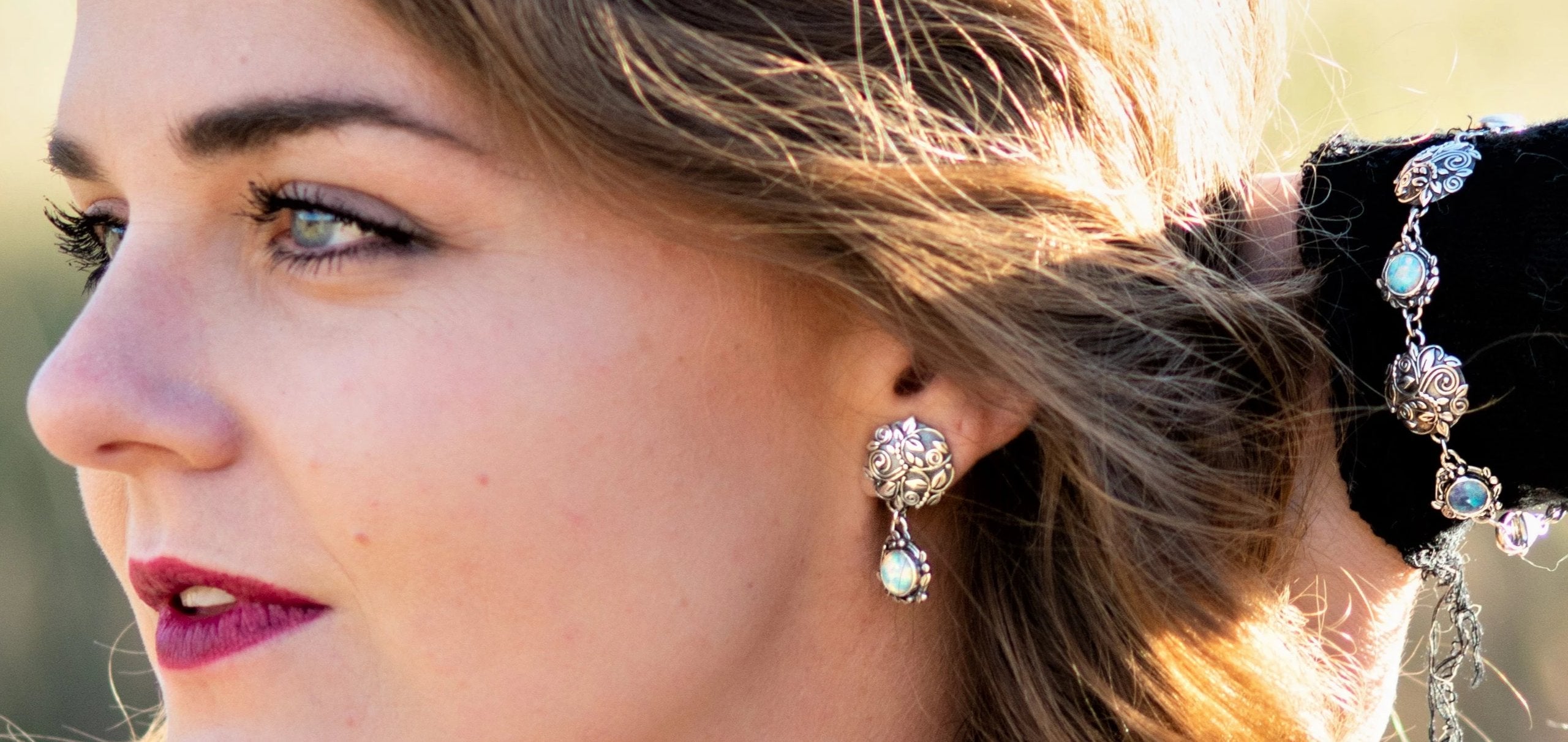 Victorian Concho Link Bracelet - Image 2