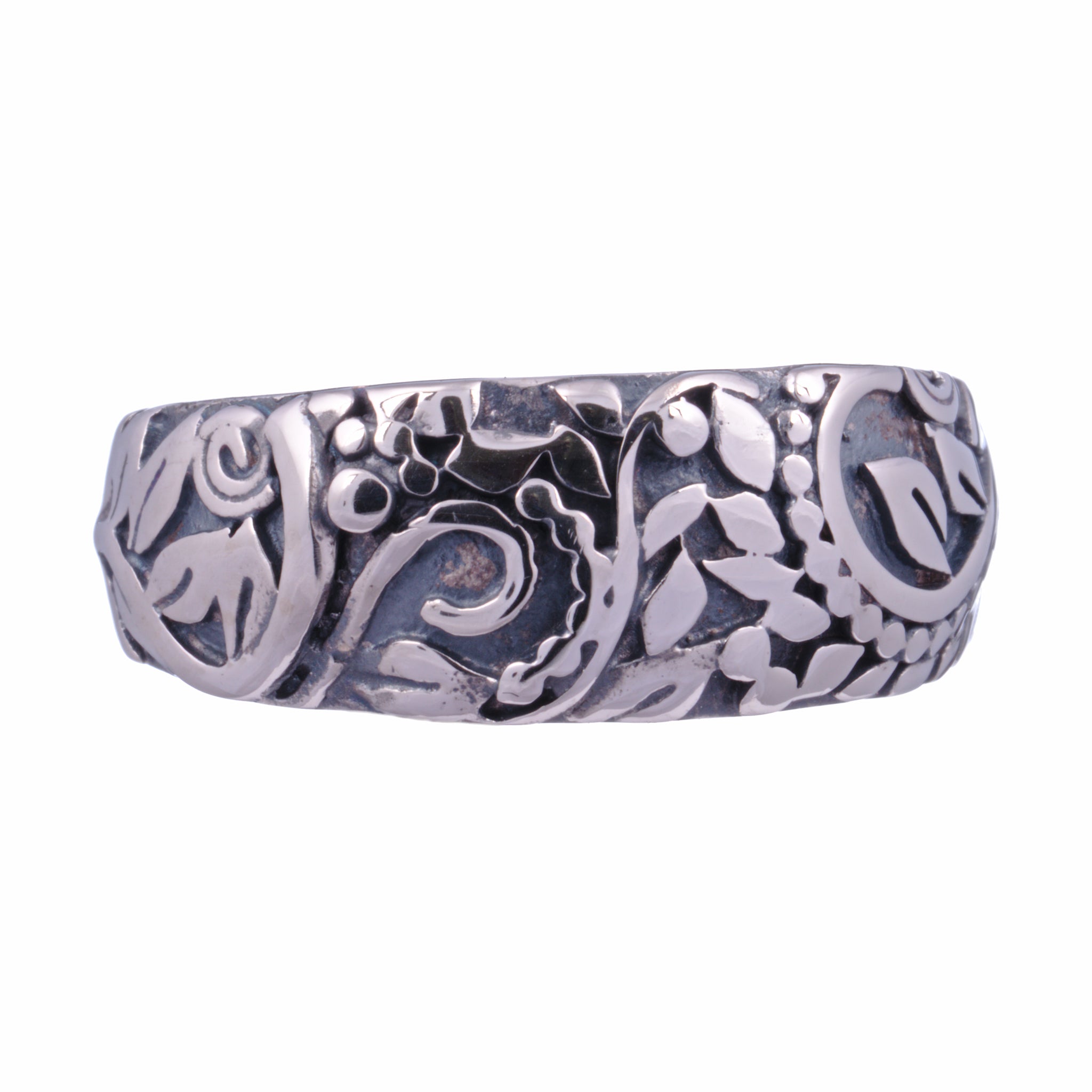Tapered Victorian Ring with Stone - Image 2
