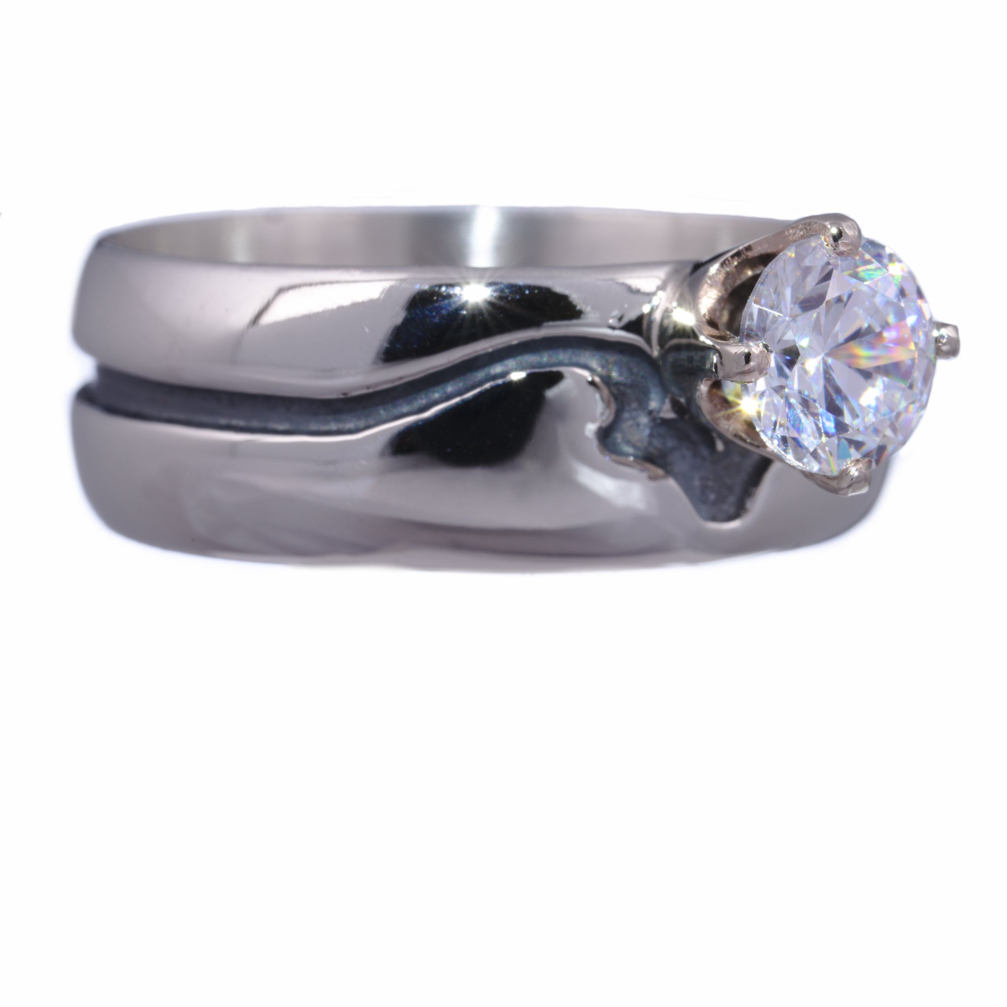 Western Ring with Birthstone - Image 2